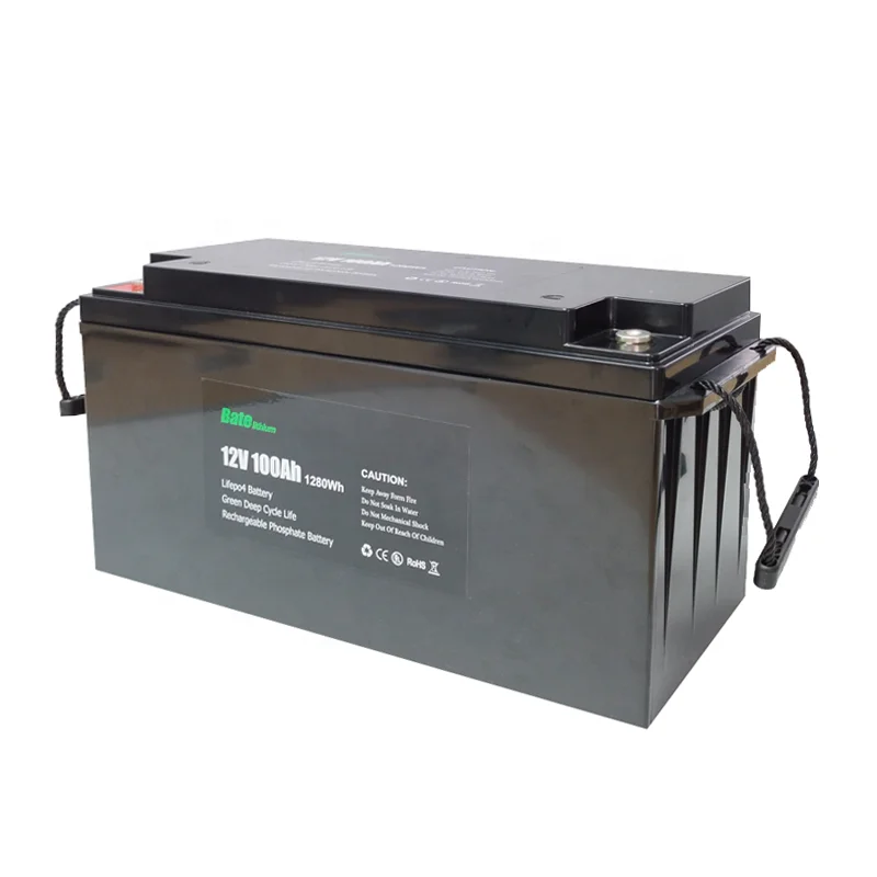 Uninterruptible Power Supply 12V 100Ah Lithium Iron Lifepo4 Battery for E-car UPS Storage Battery