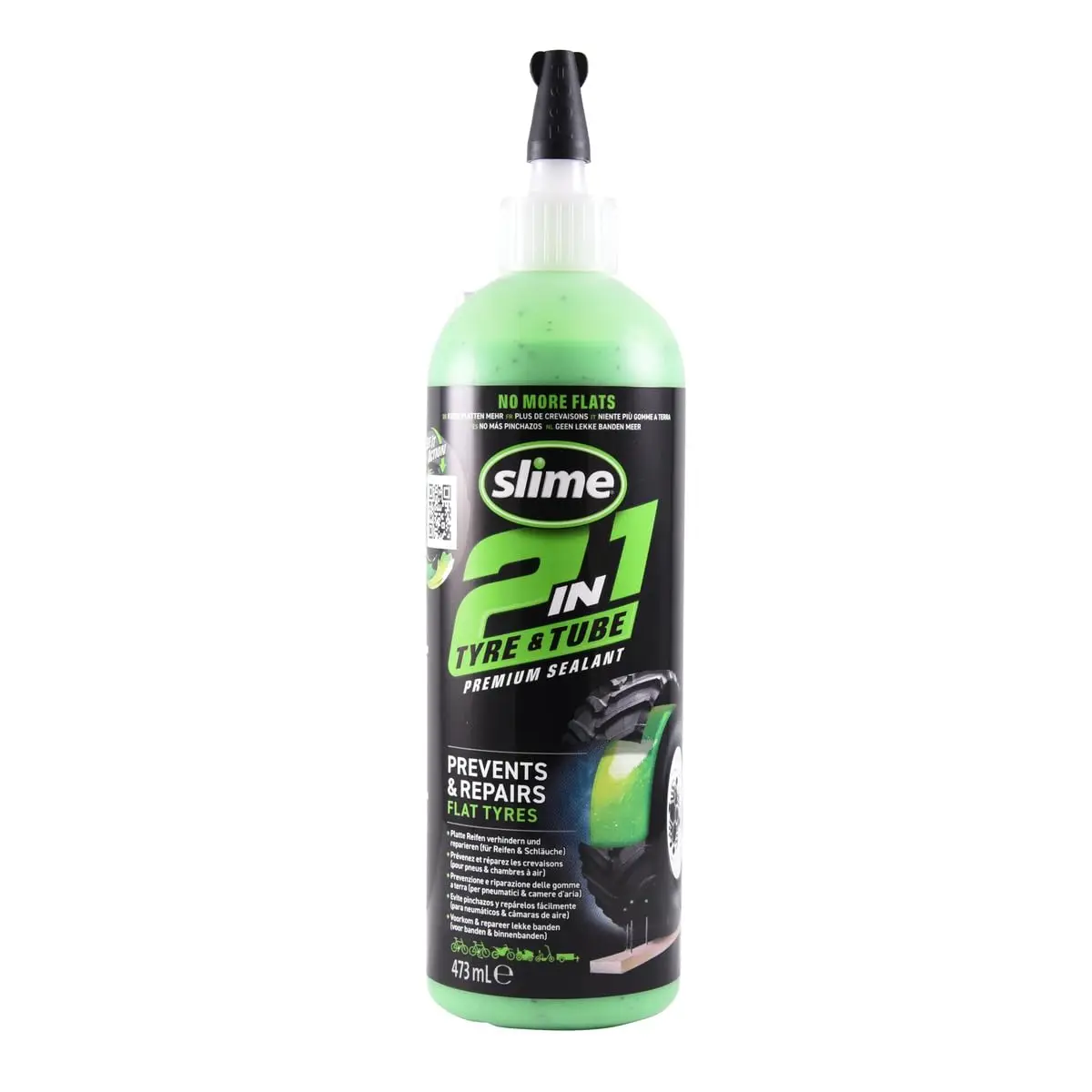 

2-in-1 Tire Sealant for Non-Highway Tires, Puncture Repair and Prevention, Eco-Friendly, 16oz