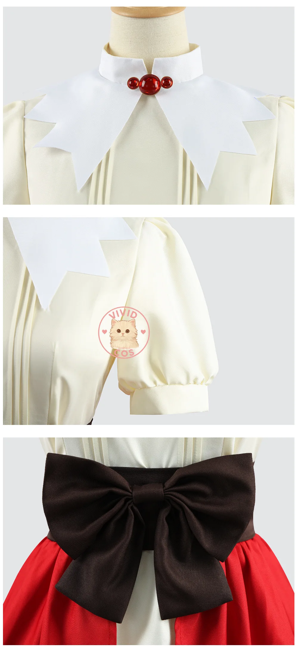 Anime Cardcaptor Sakura Sakura Kinomoto Cosplay Costume Cute Women Dress for Women Wig Hat Grandfather Gift Role Play Outfit