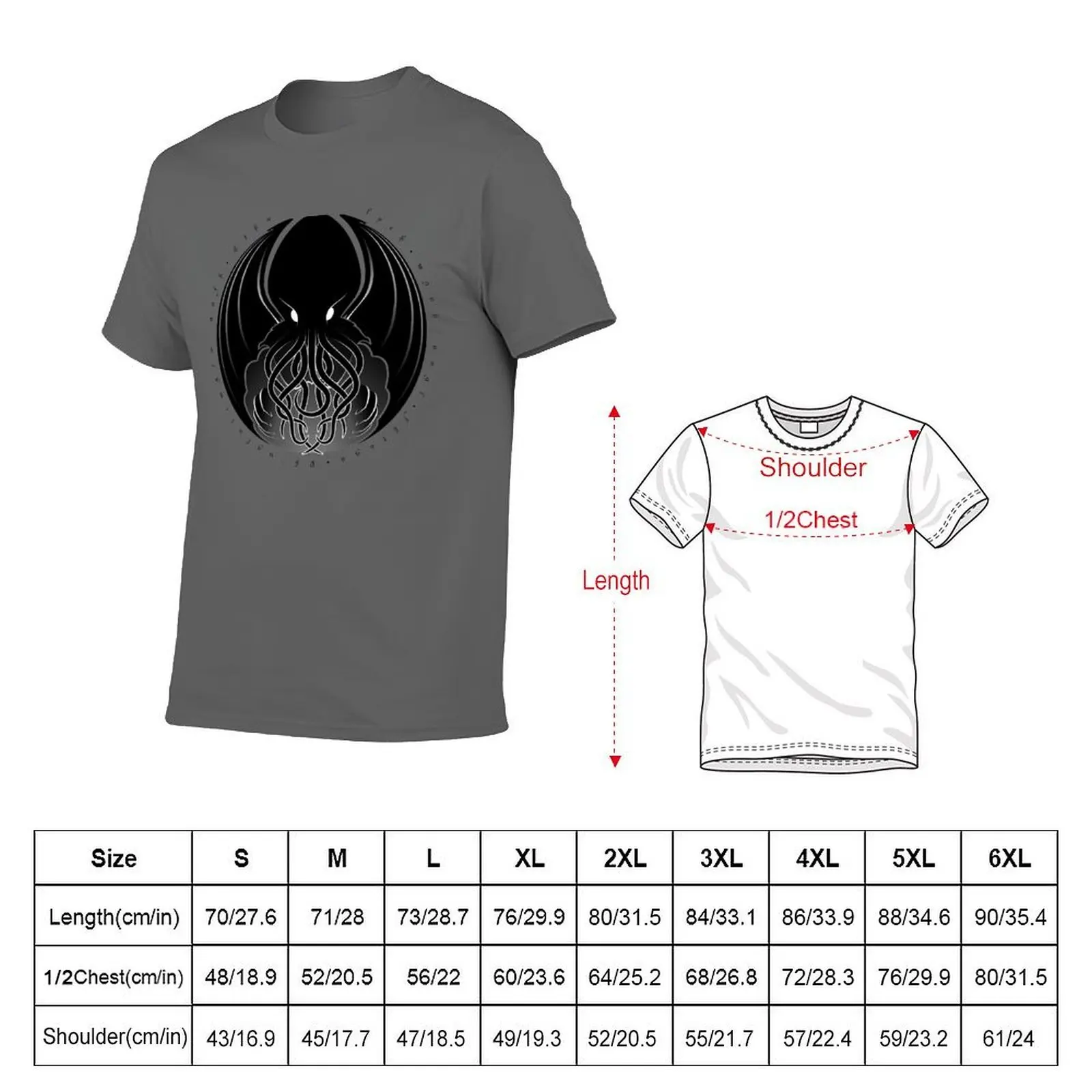 Cthulhu T-Shirt t shirts for man pack cotton g man t shirts for men man t shirts for men T-Shirt