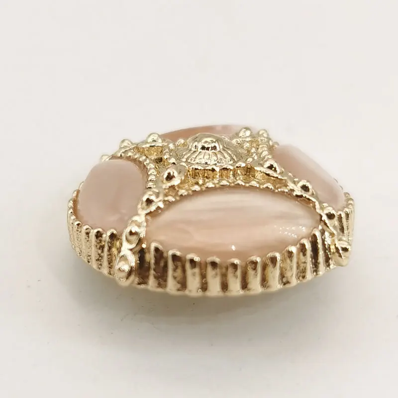 10 Stück 18/20,5/22,5 mm goldene Vintage-Metallknöpfe für Kleidung, Nähzubehör, Nähknöpfe, Manteldekorationen, DIY-Näharbeiten – Detail 5