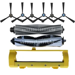 Vacuum Cleaner Roller Main Brush Cover Side Brush for Ilife A80 Pro,S8 Pro,A80 Plus,A80 Max,A8 Max Robotic Vacuum Cleaner Parts