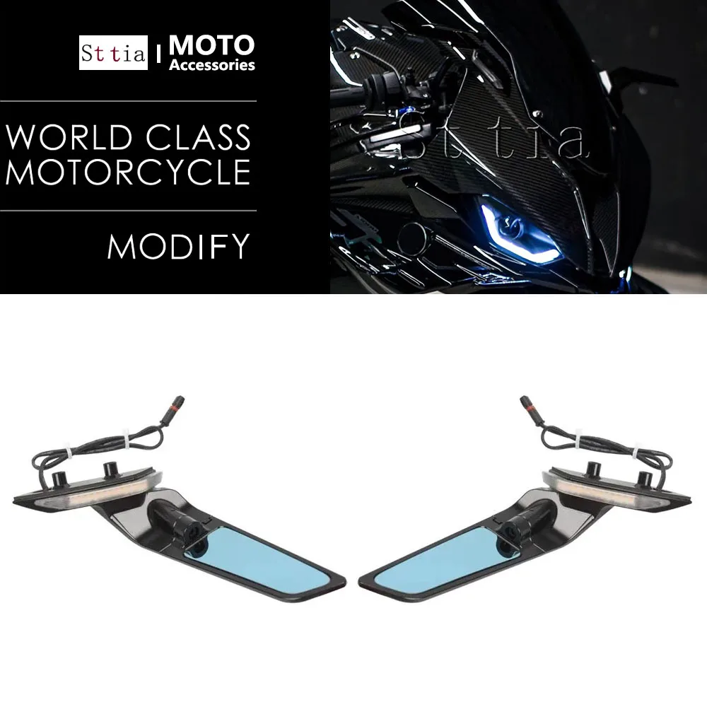 

Мотоцикл s1000rr 2019-2025 2024, боковые зеркала заднего вида со светодиодным указателем поворота для BMW S1000RR S1000 RR S 1000 RR