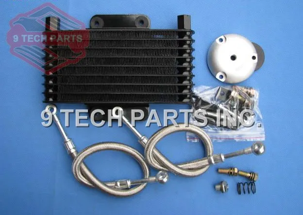 Motorcycle Engine Oil Cooler Radiator SYSTEM for GN125 EN125 EN150 GZ125 GZ150 DR200 QM200 GN/GS/GSX/EN/TU/DR 125 150 200cc