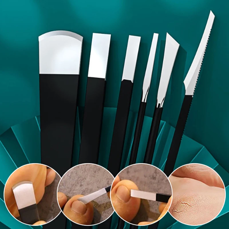 Pedicure Knife Set Of Callus Nail Trimming Tools To Remove Dead Skin Scraper Home Repair Foot Nail Groove Artifacts