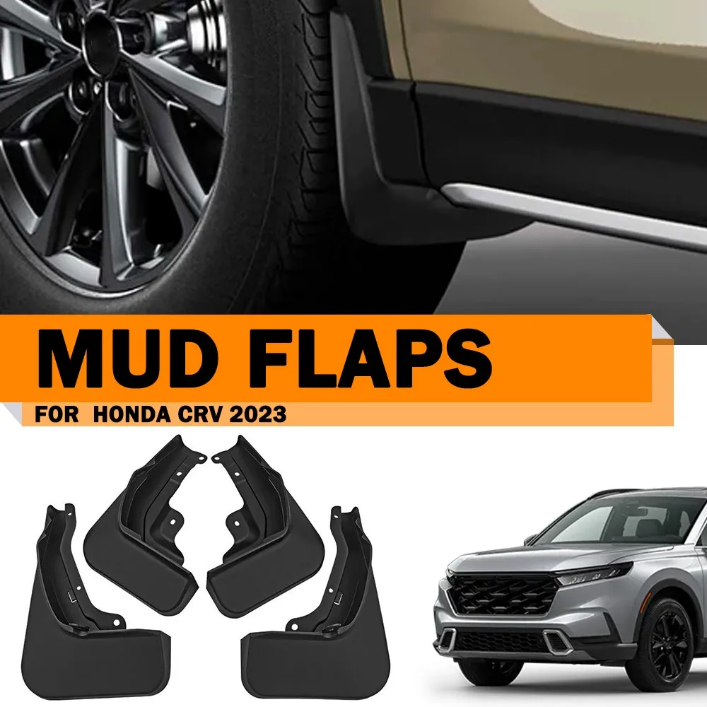 

4Pcs Front Rear Mudflaps Mud Flaps Wheel Splash Guards Car Mudguards Protector Fender For Honda CRV CR-V CR V GAS Version 2023