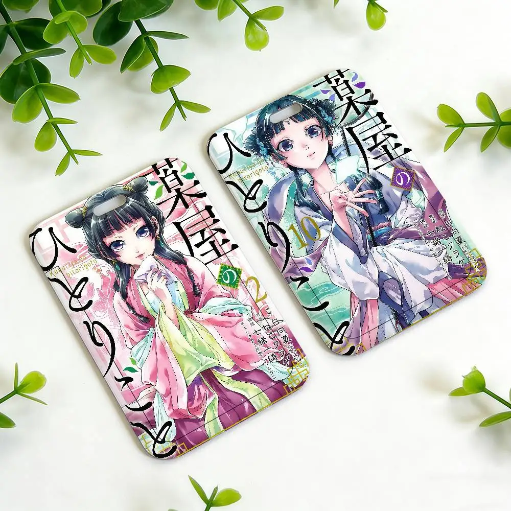 D-Diaries anime A-Apothecary ID Card Holder Neck Strap Pendant Door Holder Lanyards Keychain Work Credential Case Gift
