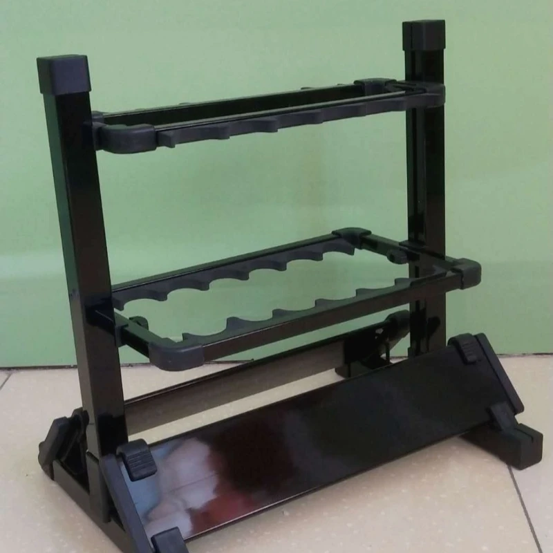 رفوف معدات صيد الأسماك خفيفة الوزن، قضبان الأسماك، حامل عرض محمول من سبائك الألومنيوم، حامل عرض معدات قصبة الصيد