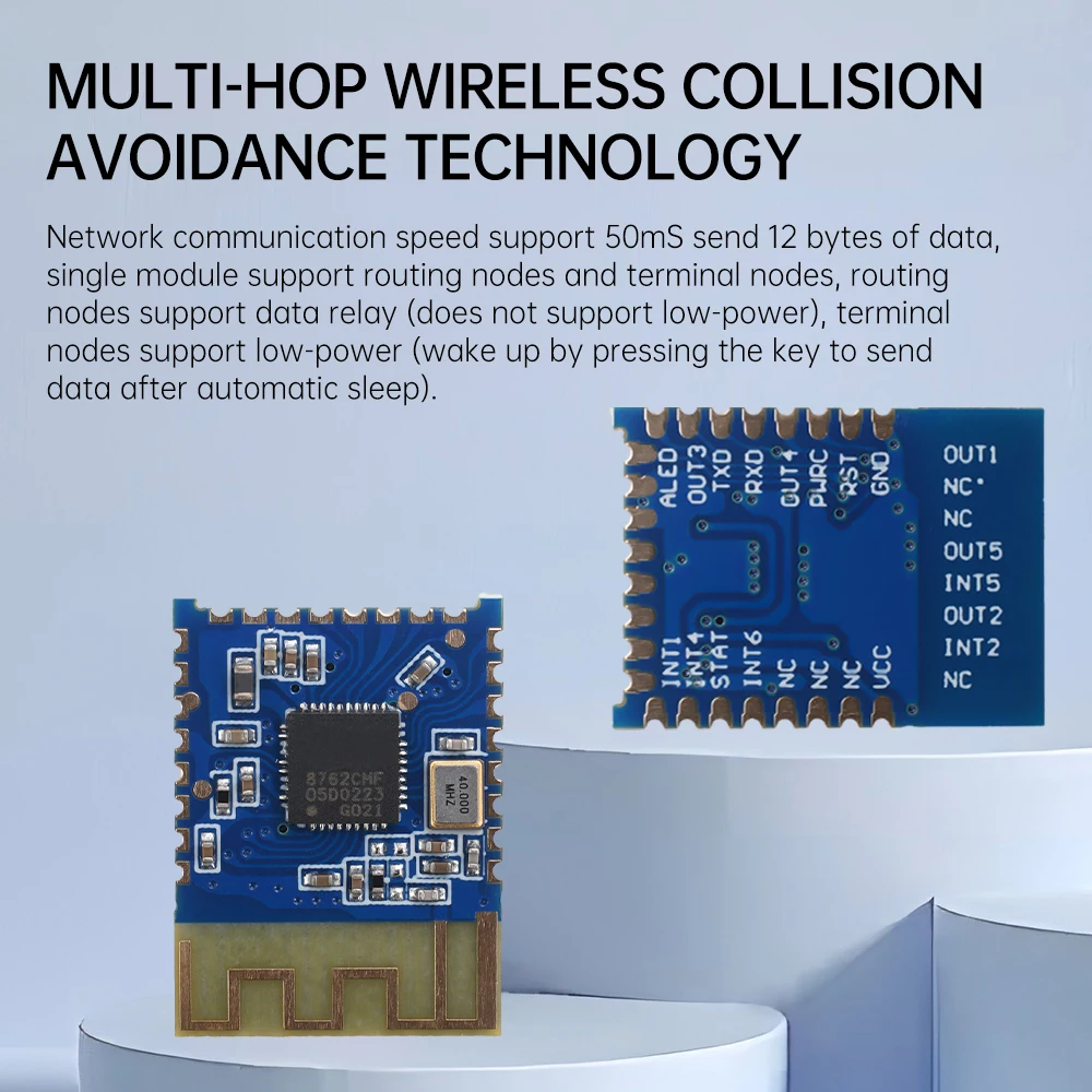 JDY-25M BT 5.0 Wireless Communication BT Module Zigbee Bluetooth 5.0 Master-slave Transparent Transmission 80M Distance