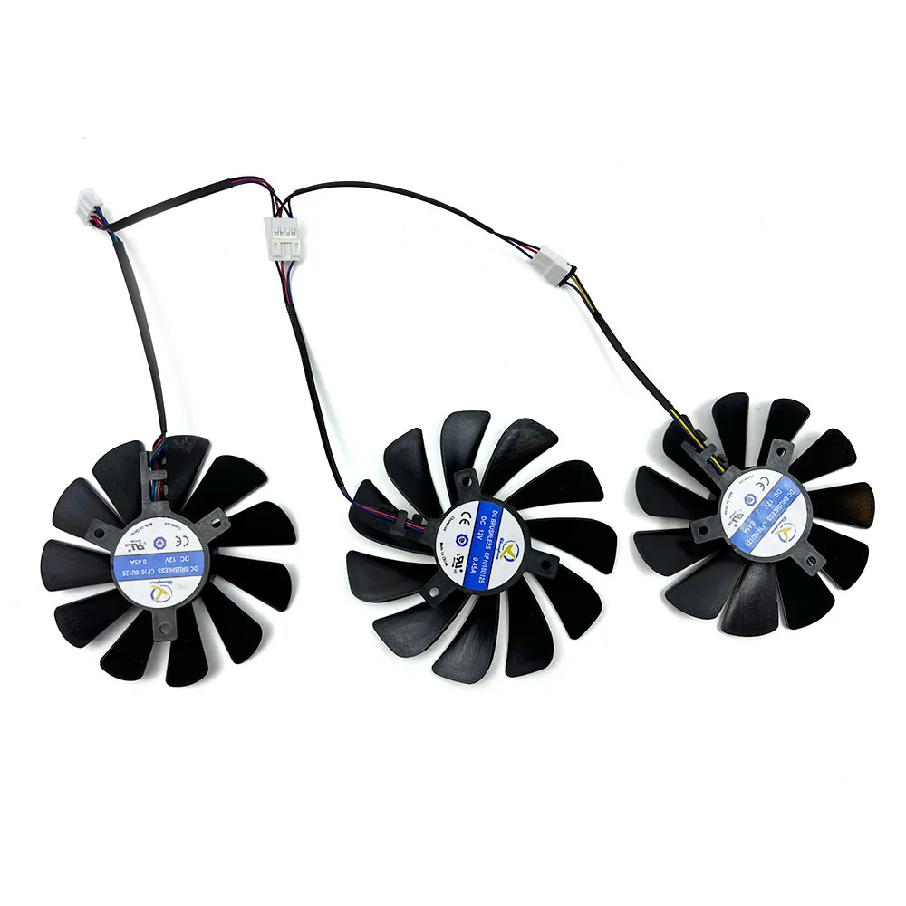 95MM 85MM 4Pin CF1010U12S DC 12V 0.45A XFX RX 5700 GPU Cooler for XFX RX 5700 Radeon 5700 XT 5600XT Thicc III GPU