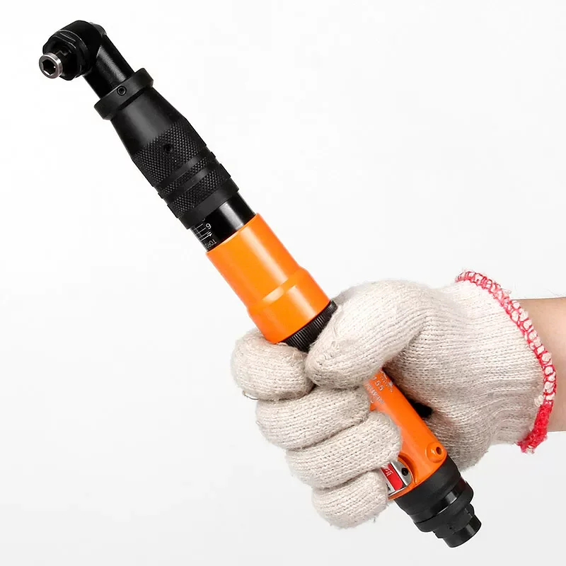 Taiwan Booxt Direct Supply Bx-4155 Ultra-Small Elbow Clutch Air Screwdriver with Adjustable Torque Pneumatic Screwdriver