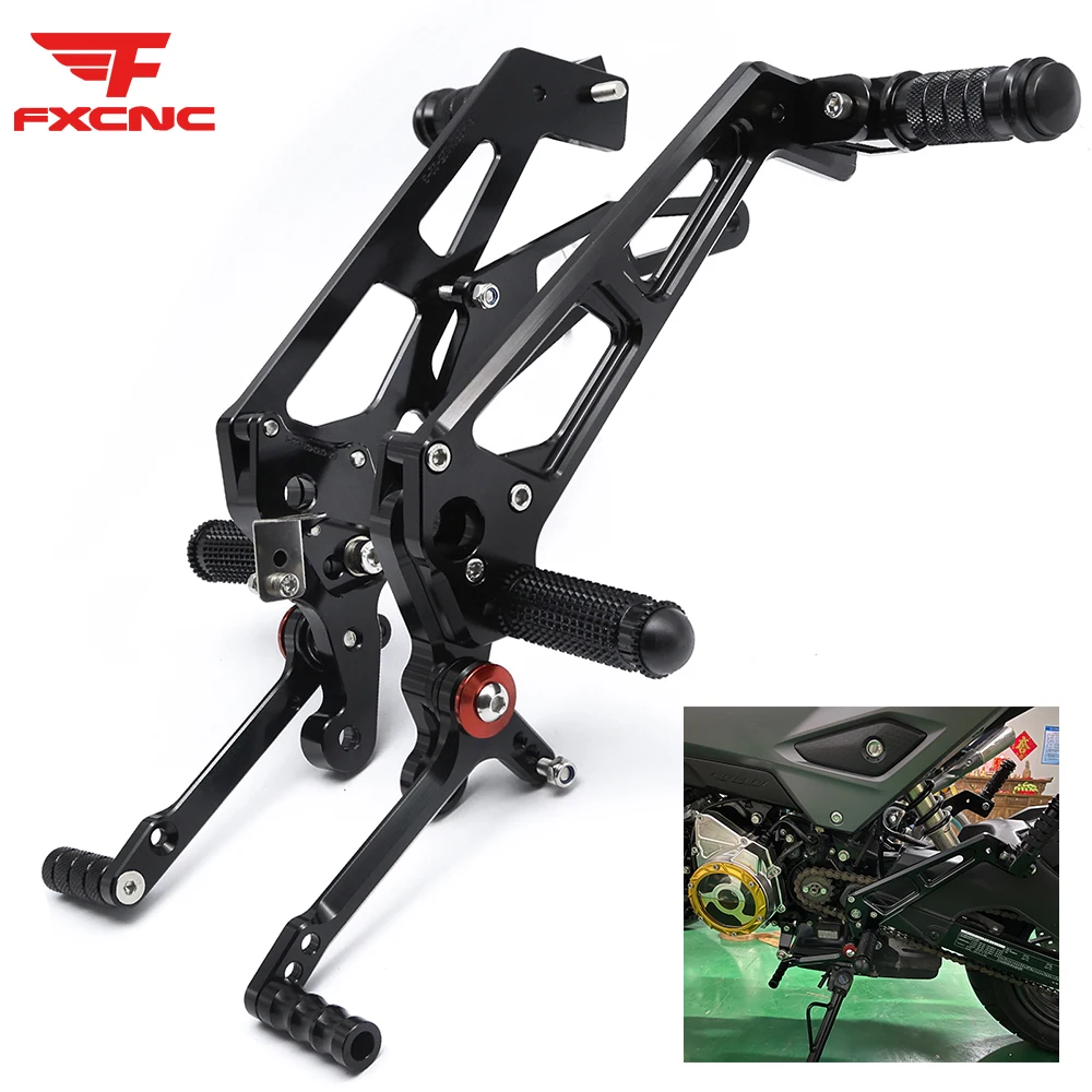 For Honda MSX125 Grom 2021-2023 Aluminum Adjustable Motorcycle Rearset Footrest Footpeg Rear Set Footrest Pedal New