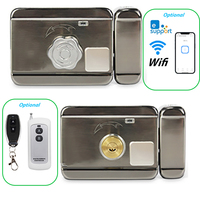 Wifi Access Control Electric Lock eWelink App Remote Unlock Auto Lock 12V Intelligent Door Lock Optional 433Mhz Remote