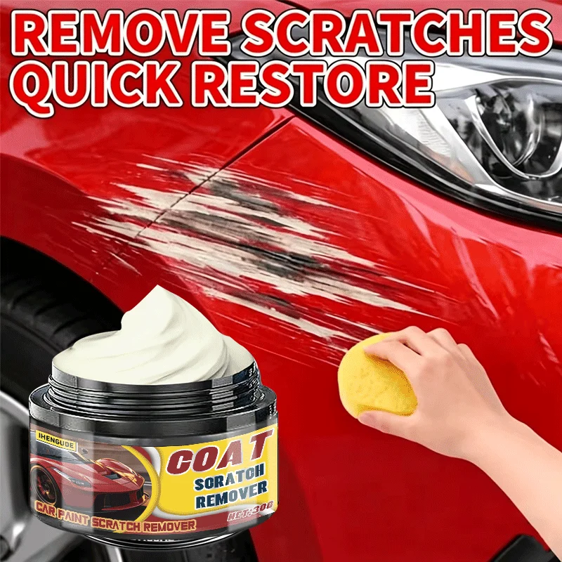 30ml Car Scratch Wax Quick Remove Minor Swirl Marks Auto Paint Repair Polishing Paste for All Car Paints