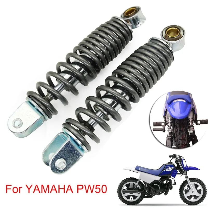 

2 Pieces 200mm Motorcycle Silver Rear Shock Absorber Suspension For YAMAHA PW50 PW 50 Mini Moto Motorcross Dirt Pit Bike