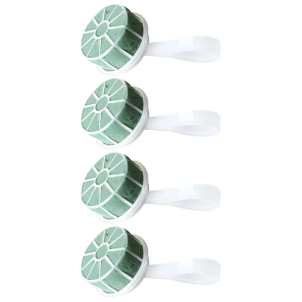 

4 Pcs Bouquet Rack Flower Arrangement Handle Bride Holder Foam Flowers Holders Handles Wedding Decor for Household