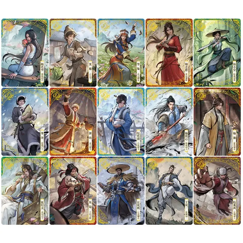 Tarjeta de colección genuina KAYOU, la leyenda de los héroes Condor, Jin Yong's Caballeros, CSQL/CSQL/LJ/ZSQL/HXBH/YXZQ/QXXW/MJ/GJ