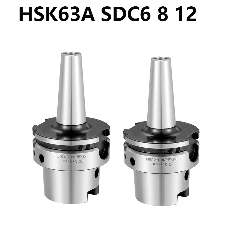 

HSK63A DC6 DC8 DC12 90L 120L 160L 200L Tool Holder High Precision HSK63 DC Chuck For Grinding Milling Cutter NC Machining Center