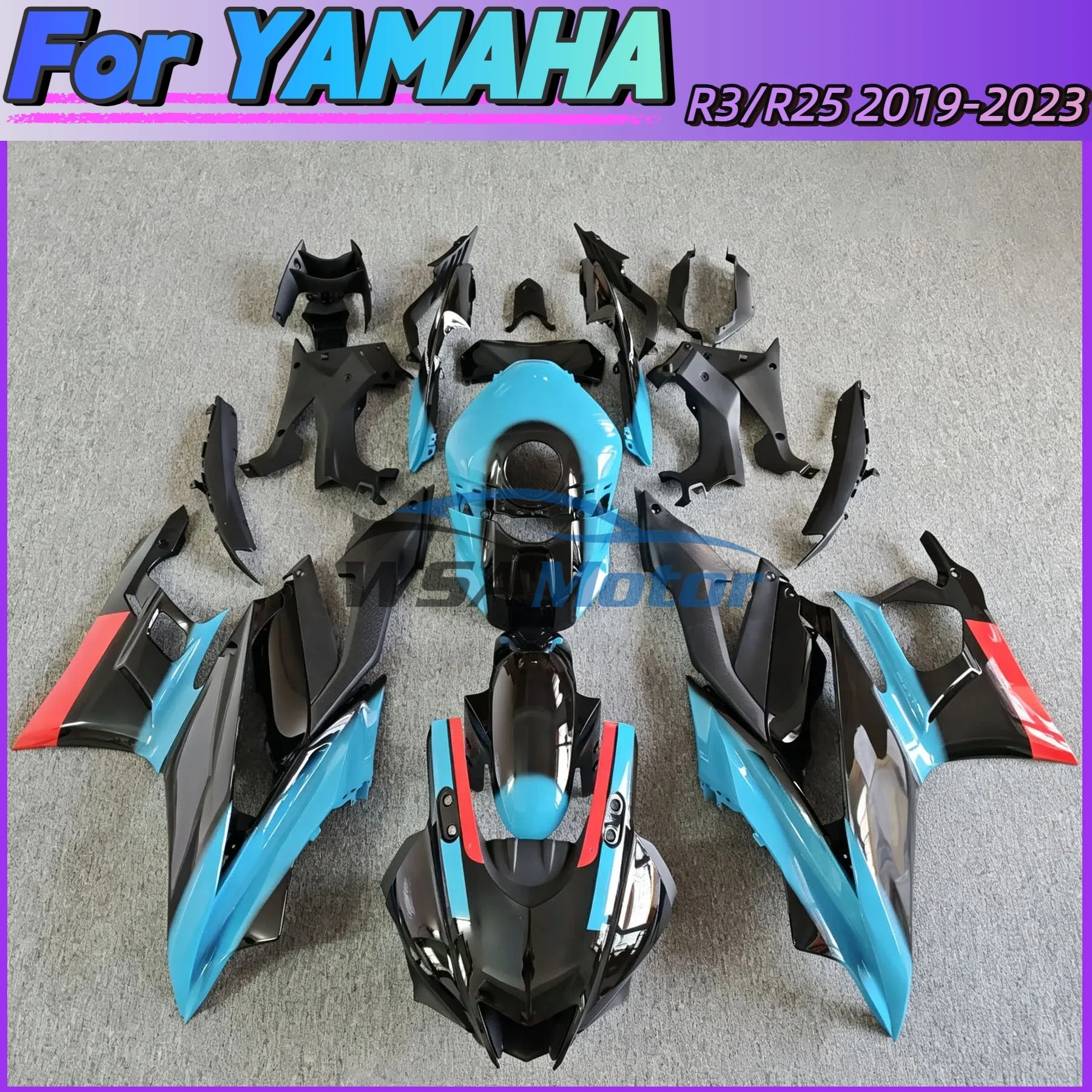 Motorcycle full Fairings Body kit Fit For Yamaha R3 R25 19-23 2019 2020 2021 2022 2023 bodywork Injection mold Fairing kits