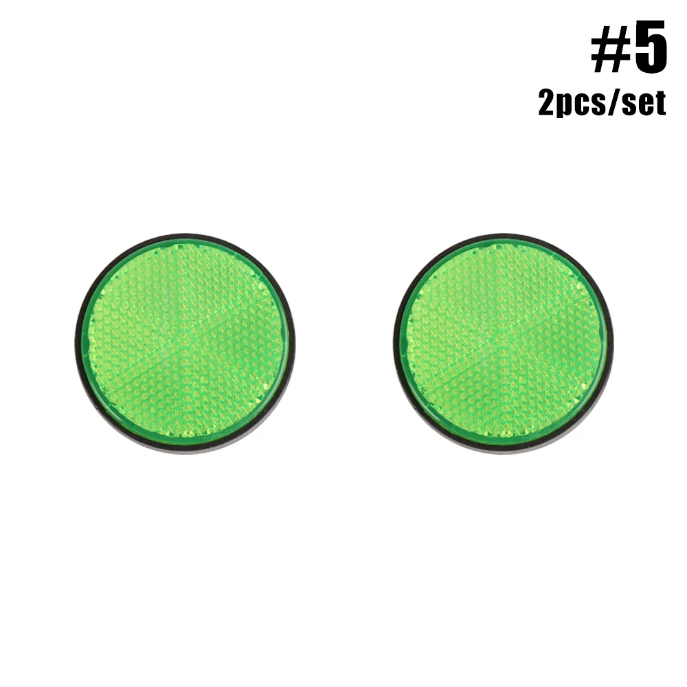 AliExpress NONE Oval&Round Night Reflectors Flashing Bicycle Reflect Accessories Safety Warning Light Wheel Rim Reflective Bike Spoke Reflector