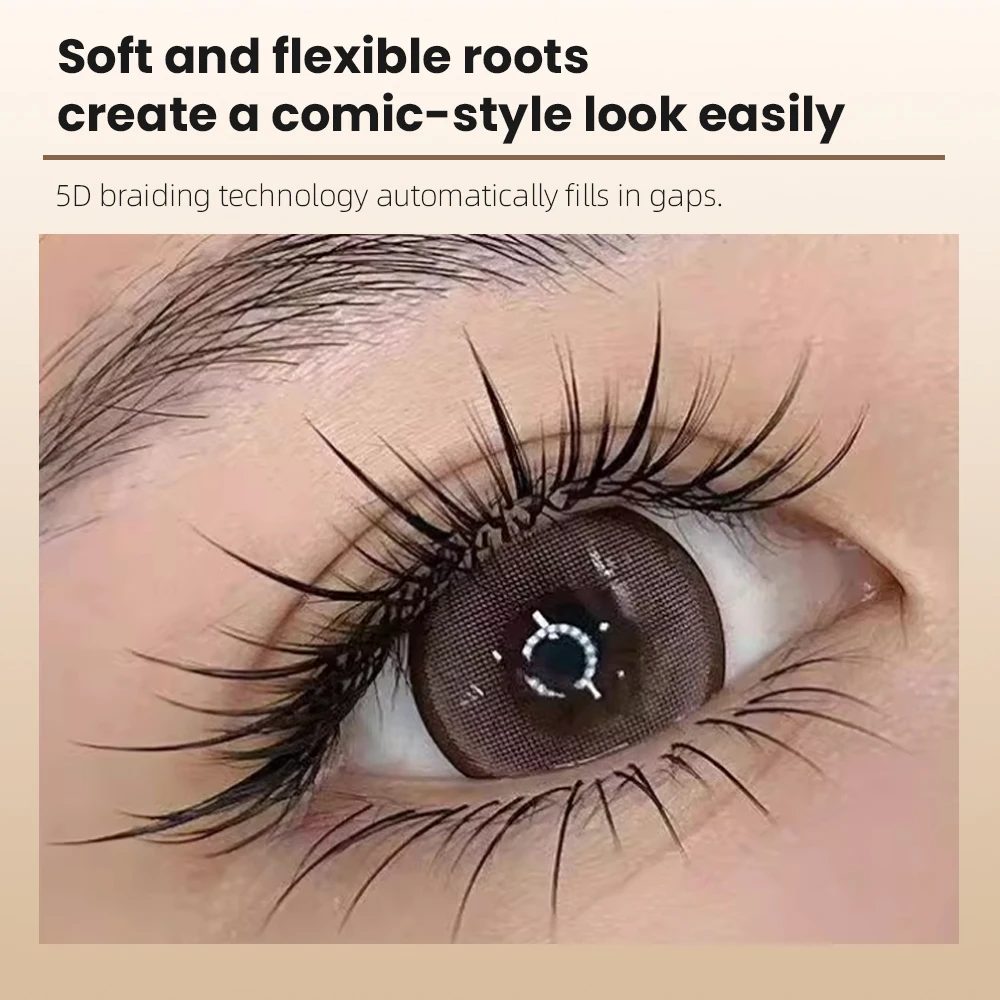 Yelix 5D Flora Lashes Individual Lashes Spikes Easy Fan Volume Premade Fan Fairy Flora Lashes Natural Soft Eyelash Extension