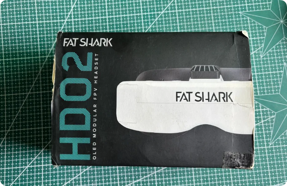 Used FatShark Fat Shark Dominator HDO2 FPV Video Goggles without receiver  for RC Car(opened box version）