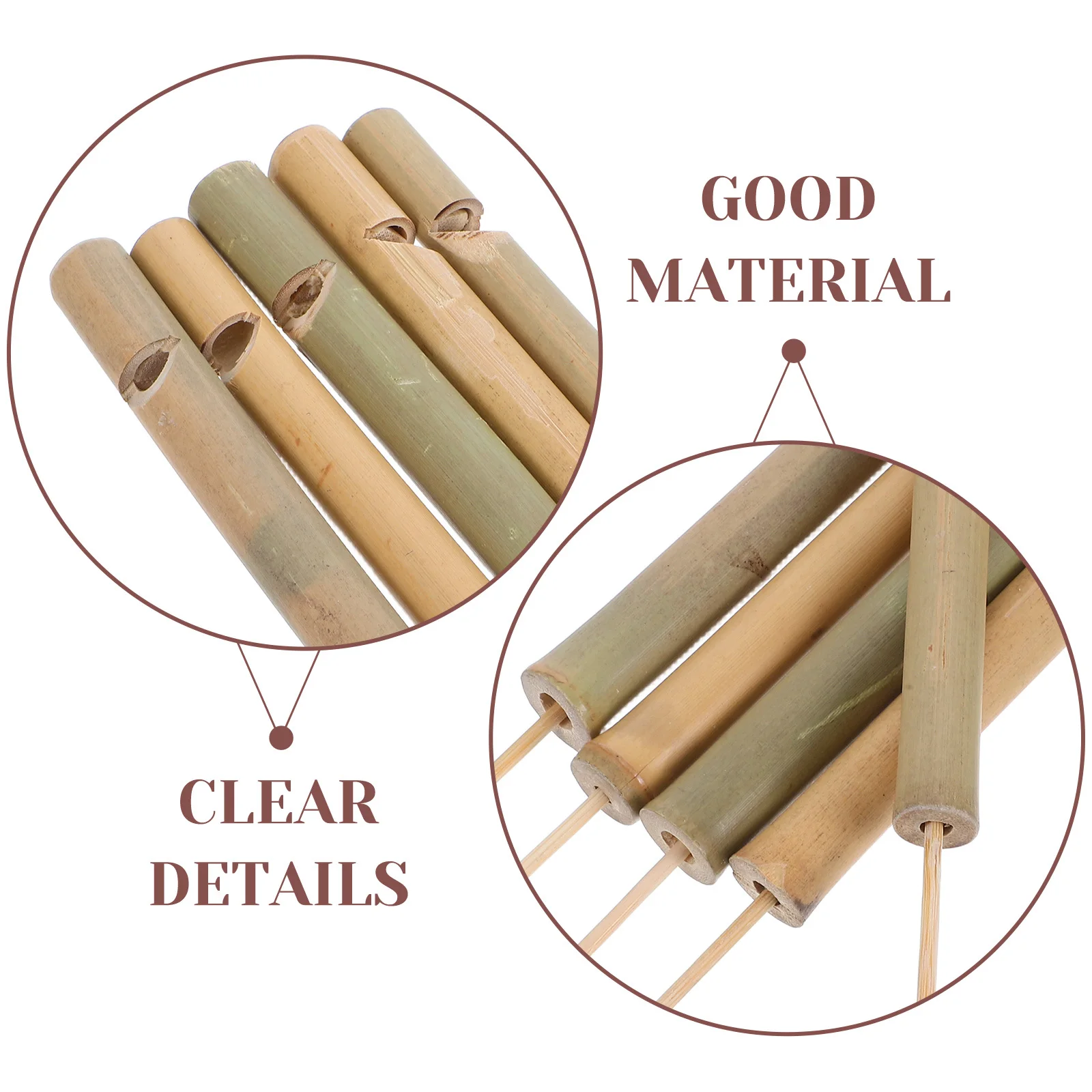 5 Stuks Bamboe Vogelfluit Gemakkelijk Te Gebruiken Professionele Mondstuk Melodieuze Oproepen Voor Beginners Outdoor Avonturen Vogelfluit