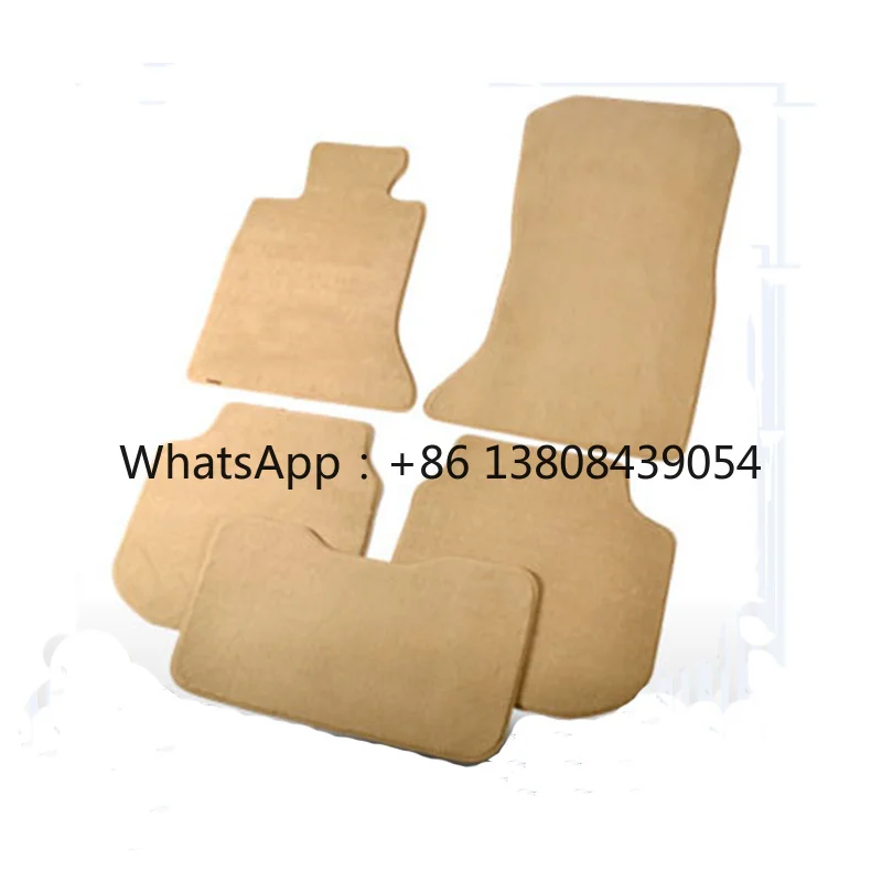 Luxury 5-Piece Waterproof High Car Floor Liners For 7 Series 760Li/730Li/740Li 2 Series 5 Series 12mm Thick Needle X5