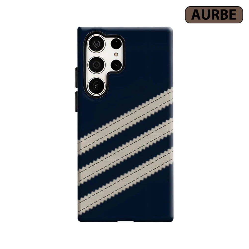 Capa de Telefone Stripe Serenade para Samsung Galaxy S26 S25 Ultra S24 S23 Ultra Plus, Resistente a Impactos, Capa Traseira de Dupla Camada