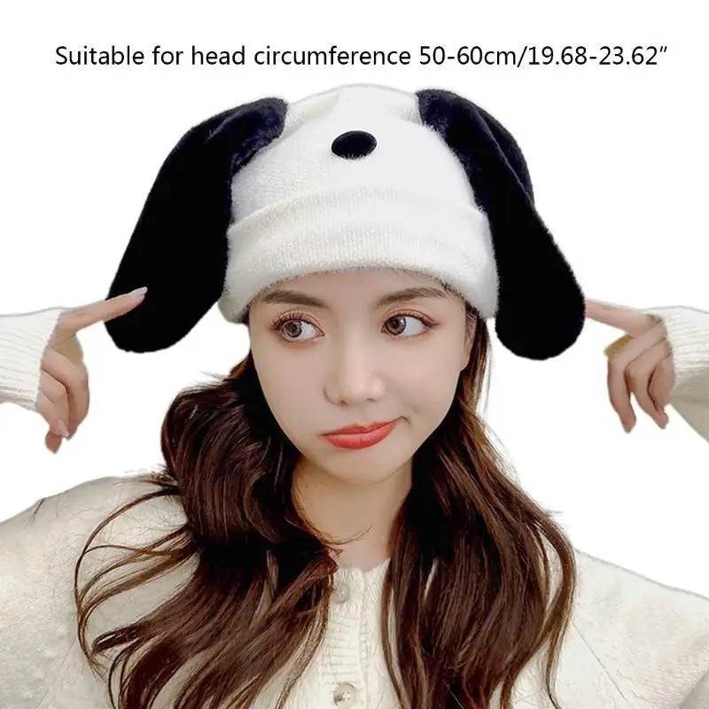 652F آذان كلب صغيرة لطيفة للخريف والشتاء لحفلة عيد الفصح وعيد الميلاد