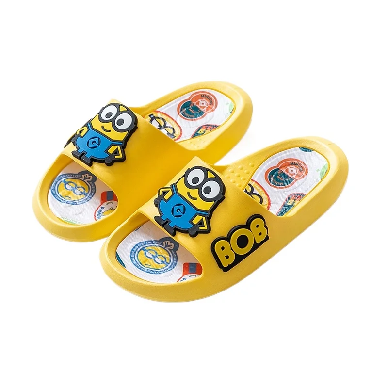 Minions genuine slippers, indoor and outdoor non-slip slippers, cartoon soft soled light slippers for boys and girls