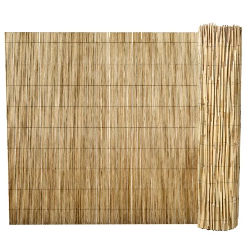 Clôture de jardin en roseau 100x1000 cm, idéale pour les jardins, les terrasses et les balcons. Préservez l'intimité.