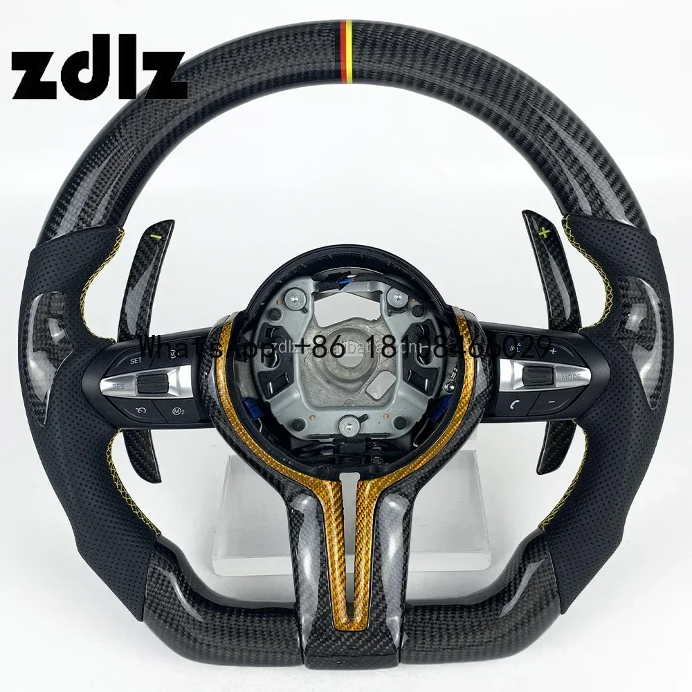 

Steering Wheel Carbon Fiber For BMW All Series F80 F82 F10 F06 F12 F13 F15 F16 F20 F22 F30 F31 F32 F33 F36 M2 M3 M4 M5 M6