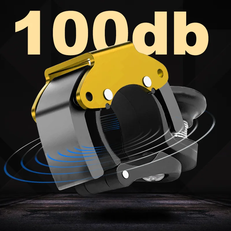 Dzwonek rowerowy 90-100db wodoodporne kolarstwo dzwonki rowerowe dzwonek rowerowy niewidoczny Mini przenośny stop Mtb kolarstwo szosowe kierownica dzwonki