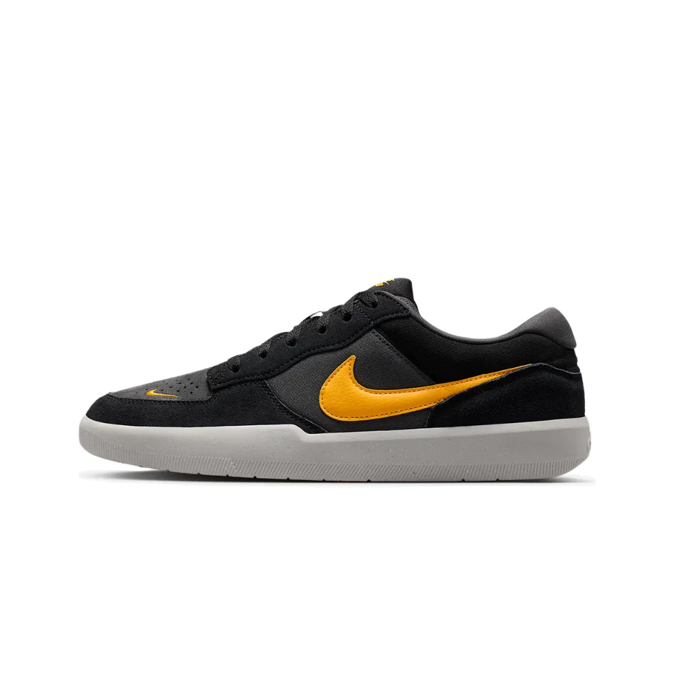 Nike SB Force 58 Versatile Style Skate Shoes Unisex Black/Yellow DV5477-009