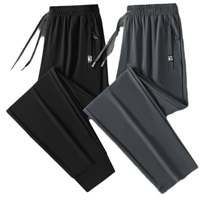 Casual Trousers Men's Thin Straight Pants Sweatpants