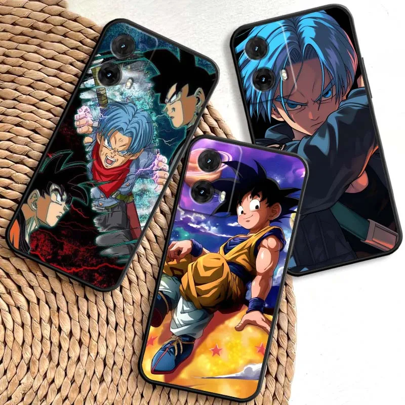 

Dragon Ball Tranx Black Goku For Motorola G85 Edge 50 G24 G35 G14 G04 40 G72 G34 G G54 G13 G32 5G Black Phone Case Cover