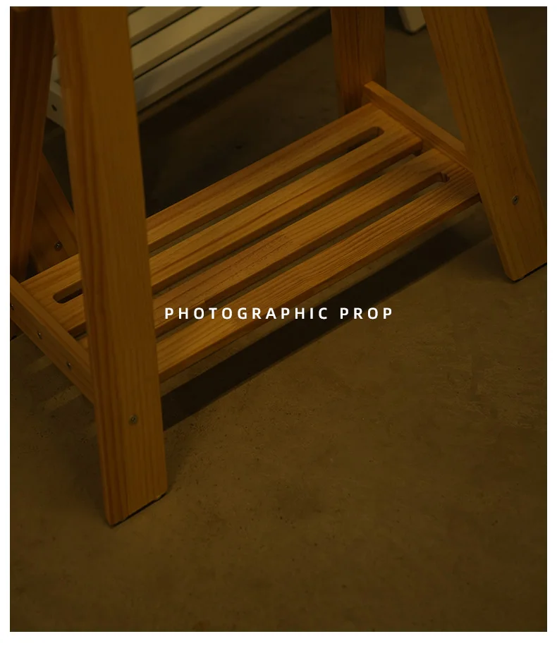 Rustic Wood Table Legs for Outdoor Photo Prop Stool Feet Vintage Workstation Base Industrial Photography Background Setting