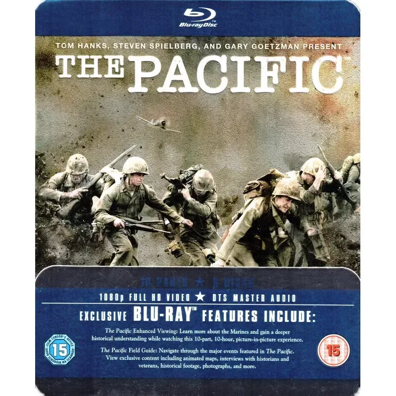 

Blu-ray BD High Definition War Blockbuster Pacific War Blood Battle Pacific 6 Disc Full 10 Episodes Full Version