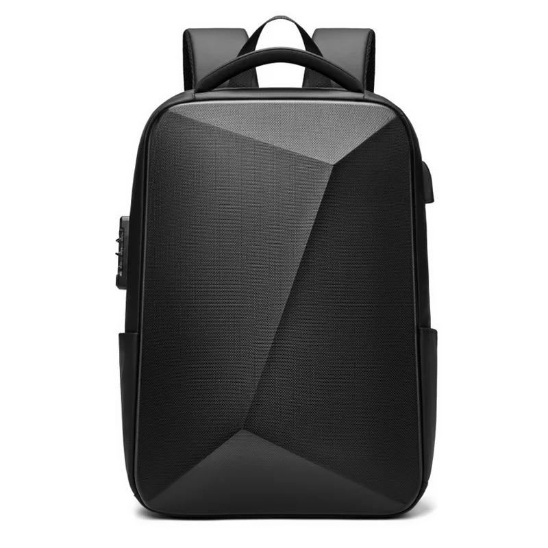 Imagem -05 - Homens Marca Mochila Laptop Anti-roubo Impermeável Senha Bloqueio Mochilas Bolsas Carregamento Usb Mens Business Travel Bag