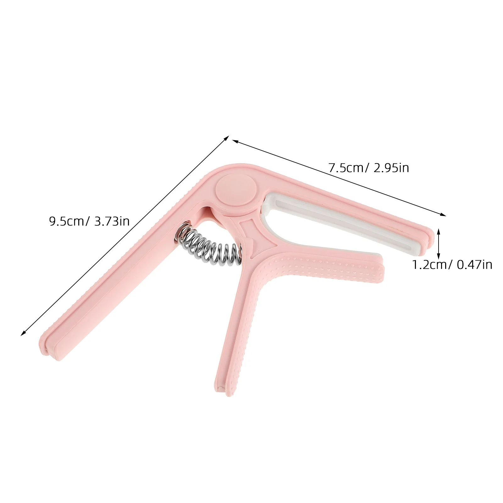 كابو جيتار للقيثارة الكهربائية الصوتية بمشبك عالمي مع جيتار كابو بلاستيكي مضاد للانزلاق من السيليكون