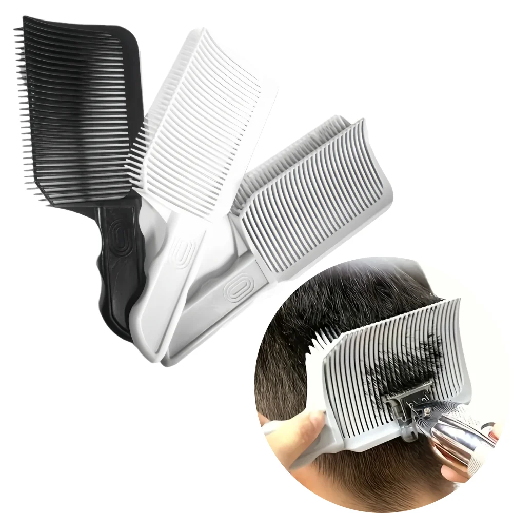 

Профессиональная расческа для фейдинга, машинка для стрижки, расческа для блендинга и плоской стрижки, термостойкая расческа для мужчин, инструмент для укладки в салоне