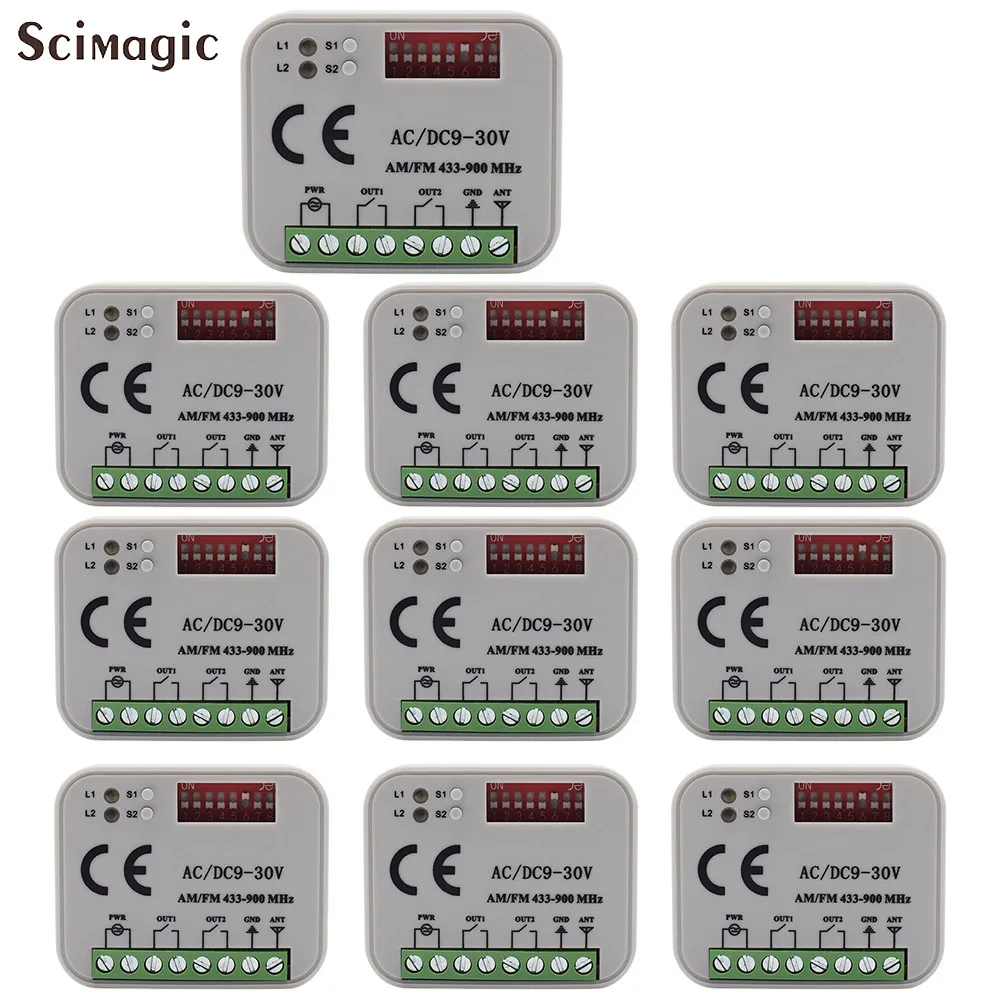 

1-20 шт. Универсальный ресивер дистанционного управления гаражными воротами RX MULTI 300 A 868 МГц Контроллер ворот AC / DC9-30V Контроллер открывателя ворот
