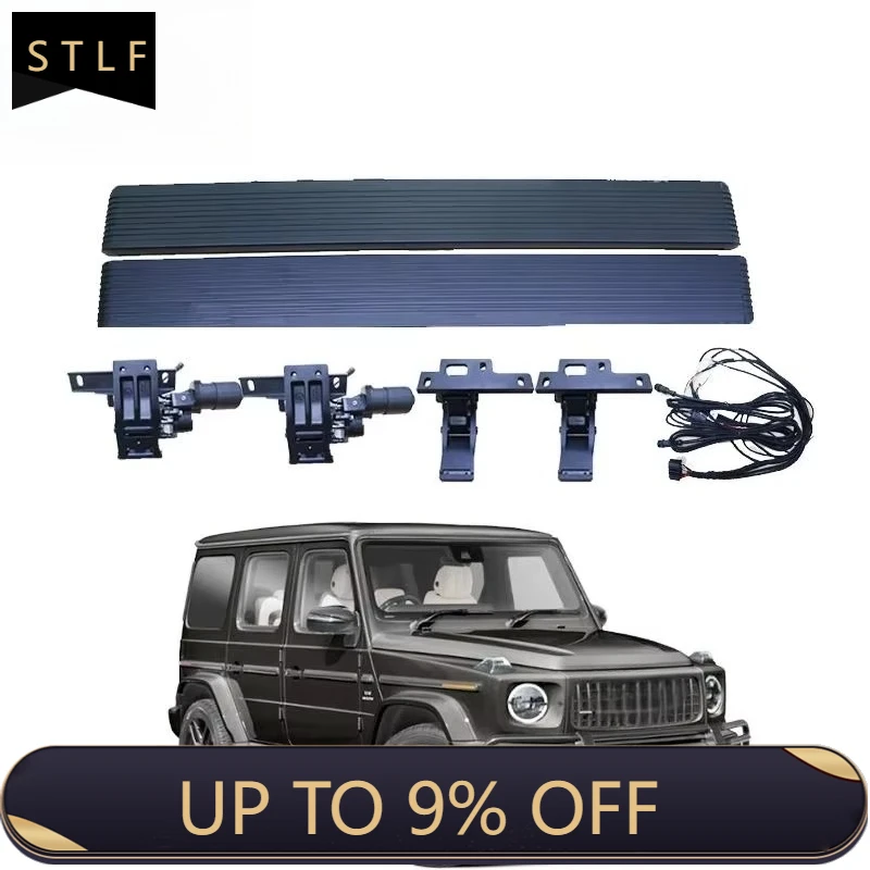 

Electric Side Step Aluminum Alloy IP8 Waterproof Anti-Pinch For Mercedes G Class W464 G500 G63 G450 with Carry Bag