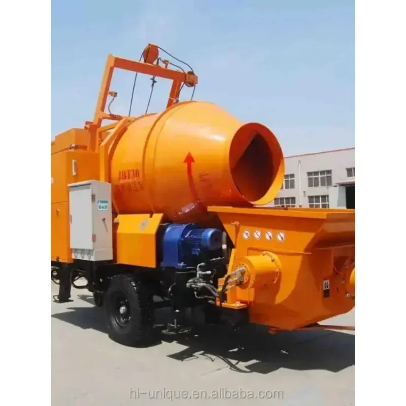 Mini Cement Mixing Truck Mobile Concrete Mixer Pump Cheap for Sale