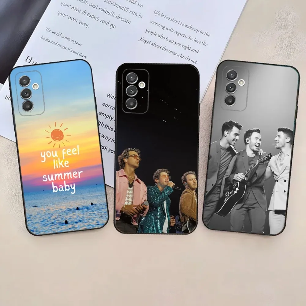 J-Jonas Band B-Brothers Phone Case For Samsung Galaxy A20,A21s,A22,A31,A32,A52,A53,A72,73,A80,A91 Soft Black Phone Cover