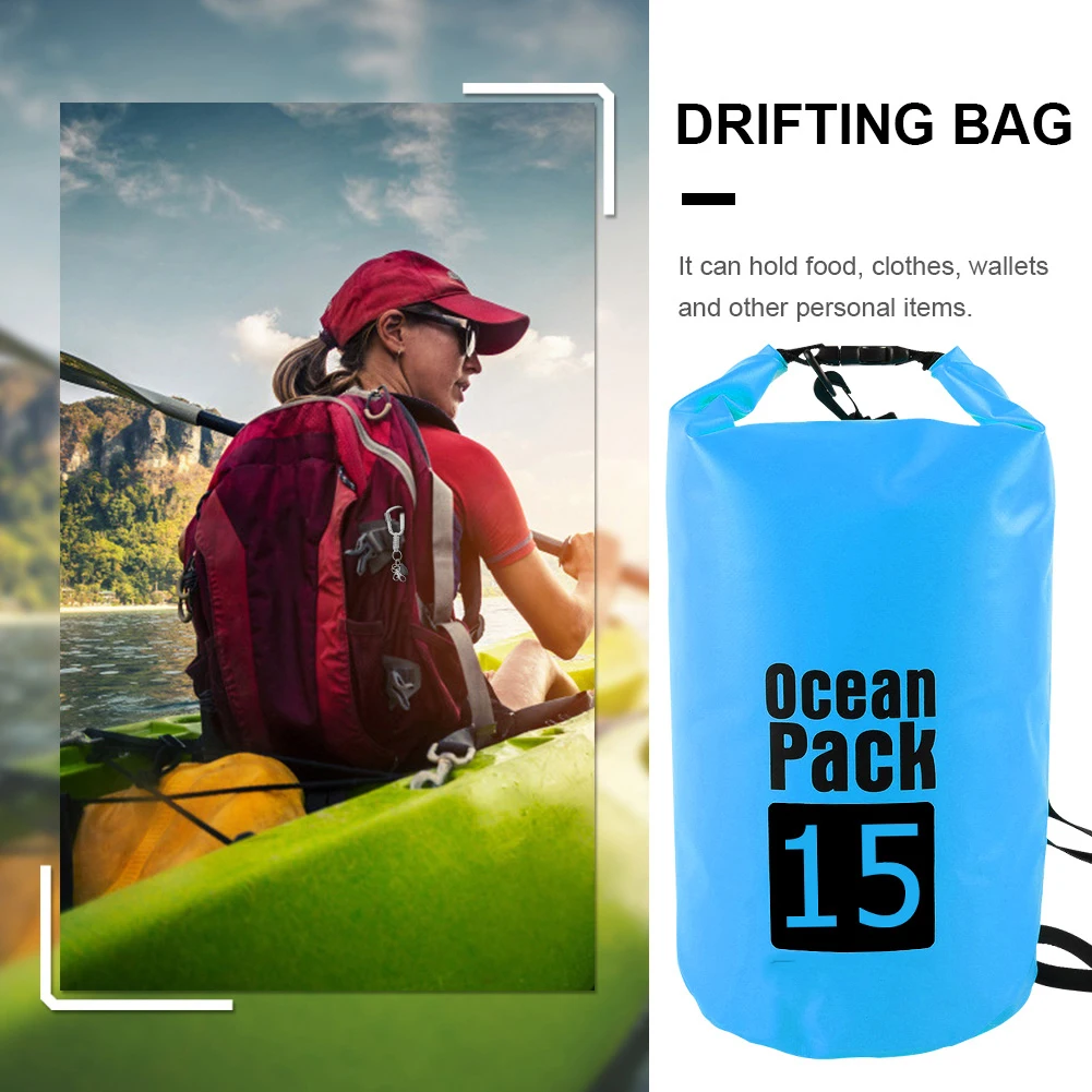 

Waterproof Swimming Dry Sack for Kayaking Rafting Boating River Trekking Fishing Water Floating Gear Bag for Outdoor