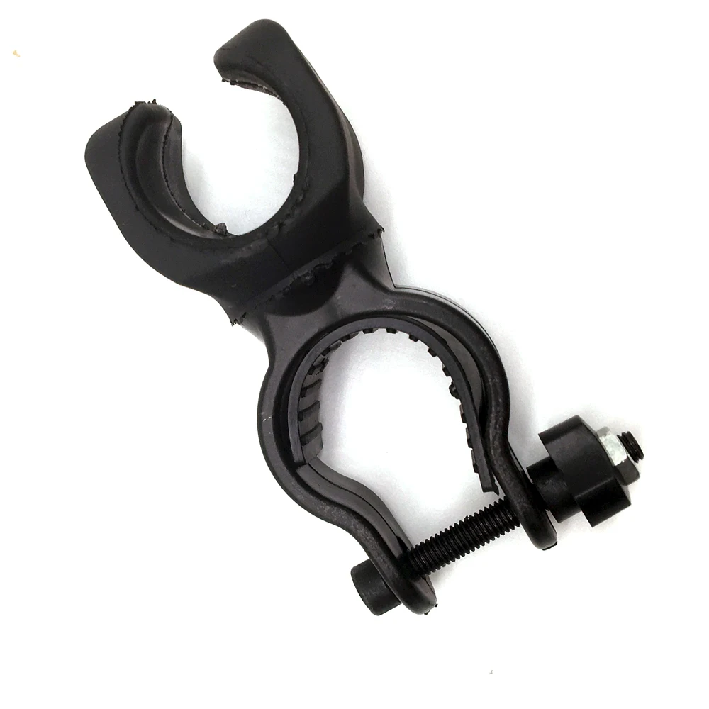 360 درجة تدوير الدراجة دعامة إضاءة الدراجة الجبلية الطريق مصباح ليد جيب جبل حامل العالمي مصباح يدوي حامل الجبهة مشبك إضاءة