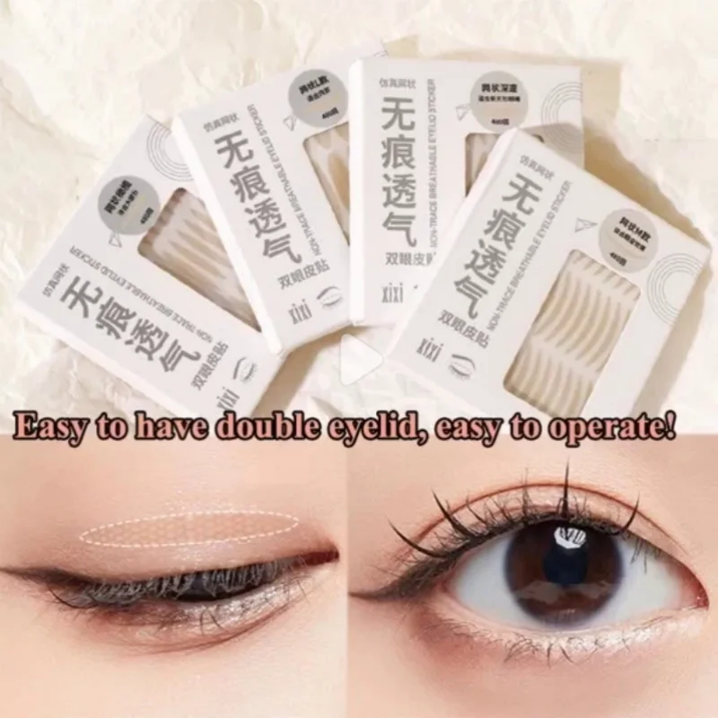 Heallor Eyelid Sticker Professional Makeup Double Eyelids Tape Self-Adhesive Eyeliner Sticker Natural Bigger Eyes Women Beauty T