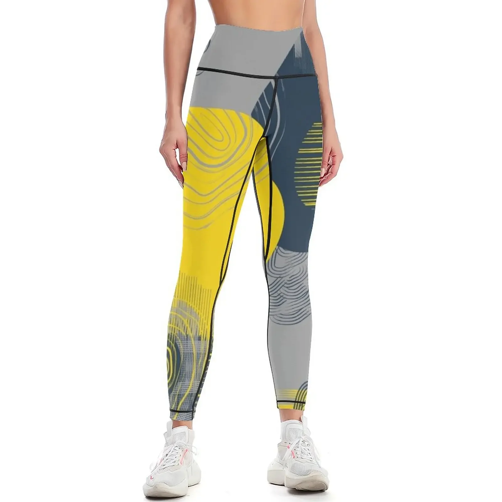 

Colour and pattern - Abstract 2 Leggings legging pants raises butt gym's clothing exercise clothing for Womens Leggings